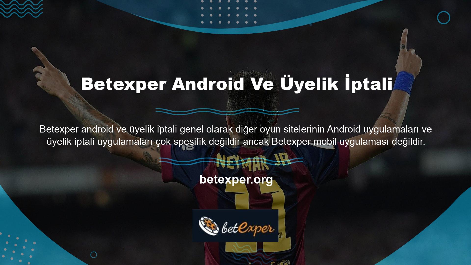 Betexper mobil uygulaması Android ve iOS ile tam uyumludur
