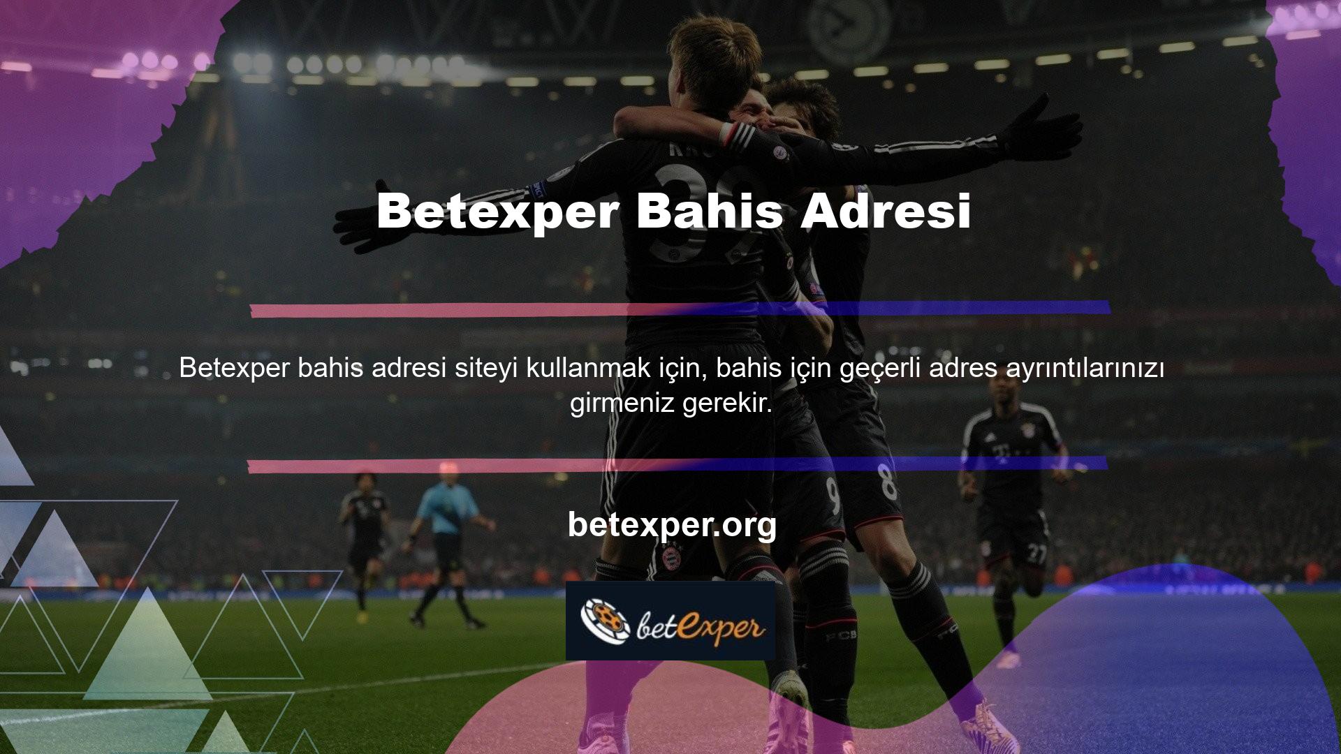 Siteye erişmek mümkün, sadece bahis sitesine gidin